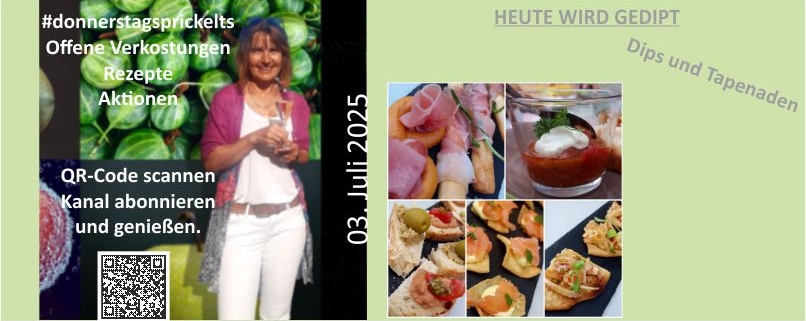 Fenchelsalat, Ratatouille und Dips zu Pinot Grigio und Spätburgunder Rosé