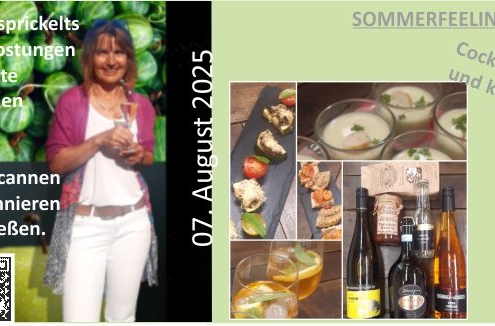 Cocktail und kalte Leckereien